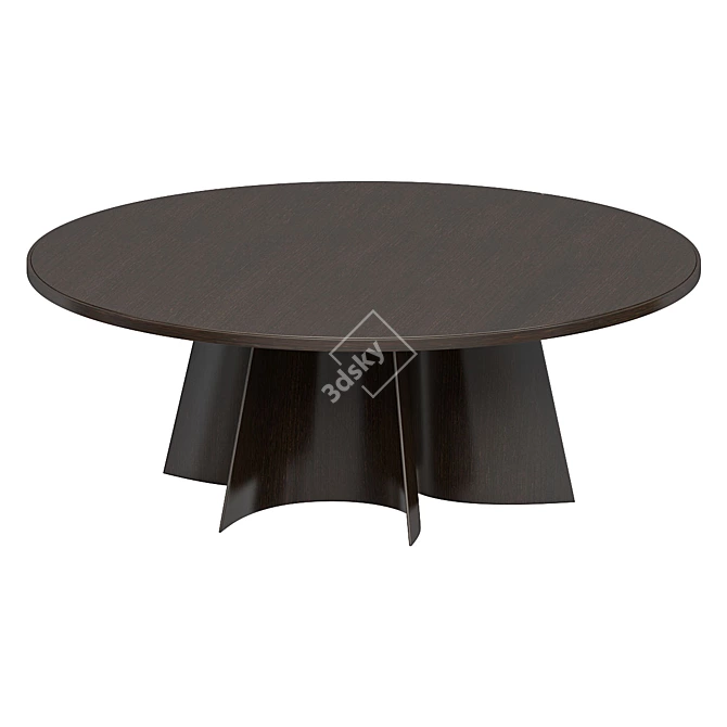 Elegant Kensington Dining Table by Poliform 3D model image 1
