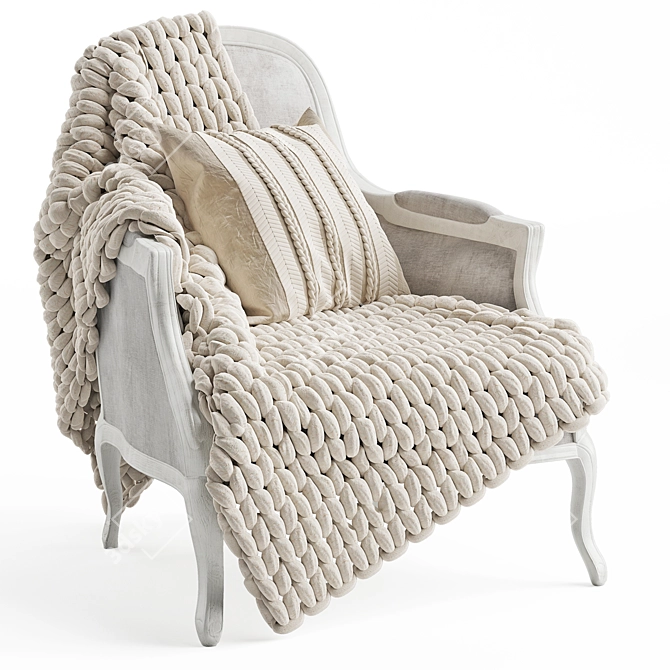 Desondo Kusk Chair: Stylish and Comfortable 3D model image 1