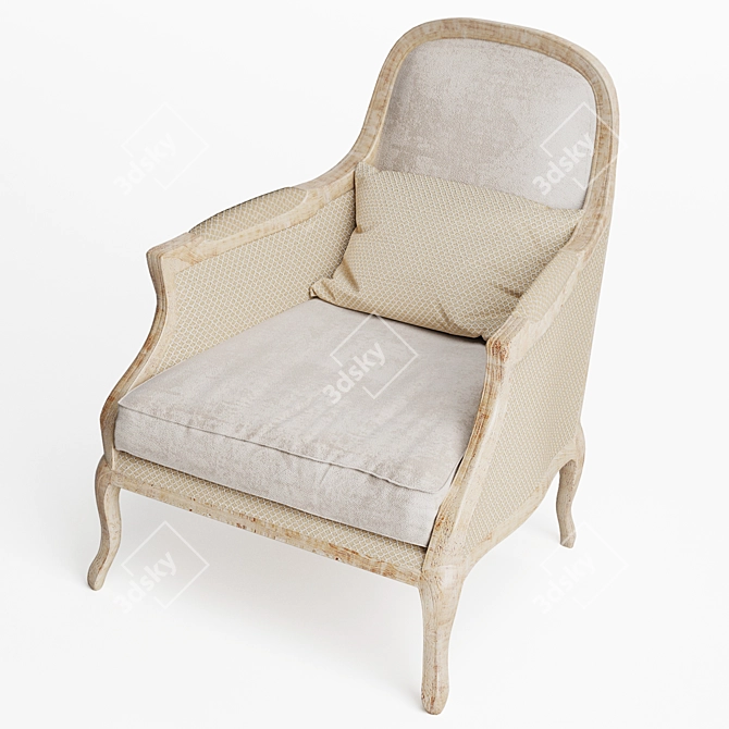 Desondo Kusk Chair: Stylish and Comfortable 3D model image 5