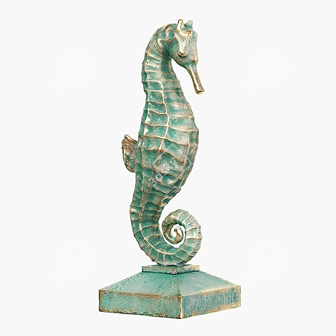 Sea Statuettes Sculptures 3D model image 2