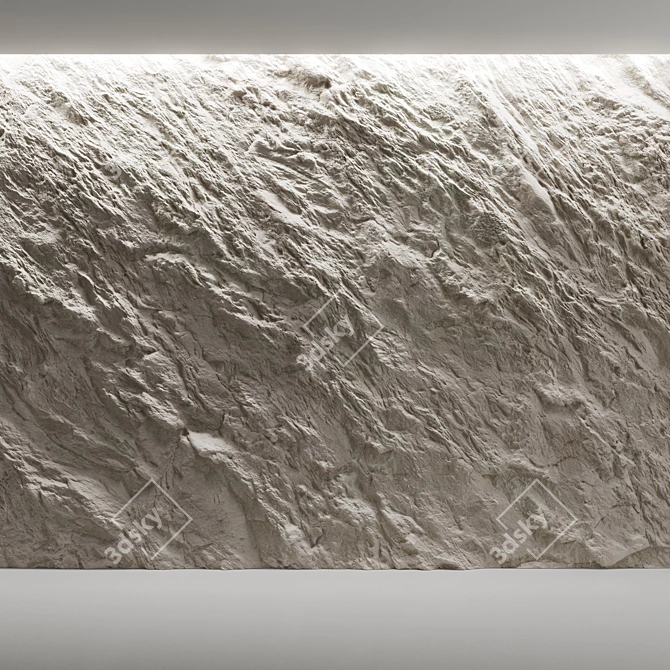 Premier Stone Wall: High-quality Material & Textures 3D model image 1