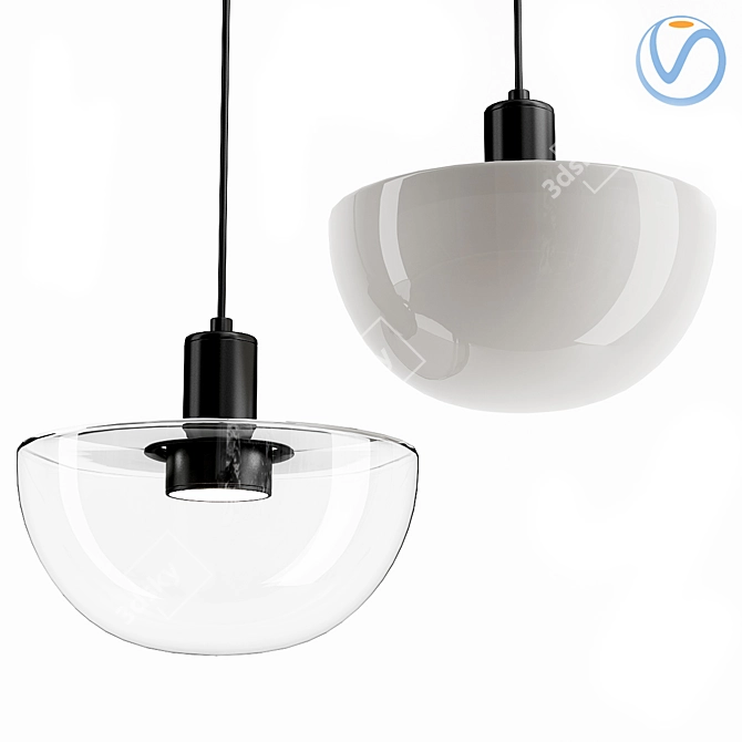 Elegant Inda Pendant Light 3D model image 3