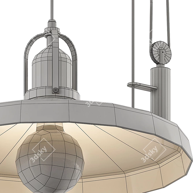 Elegant Holt Pendant for Stylish Interiors 3D model image 2