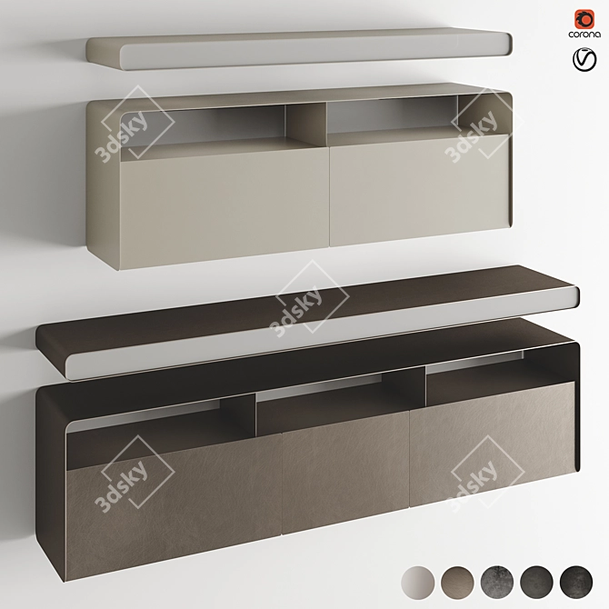 Modular Elegance: FLOU FOGLIO 2022 3D model image 6