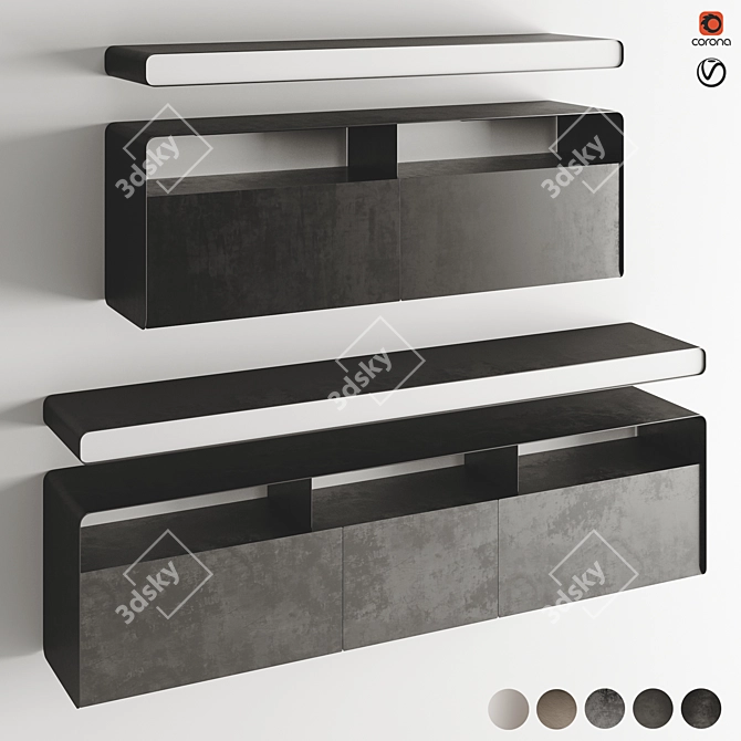 Modular Elegance: FLOU FOGLIO 2022 3D model image 7