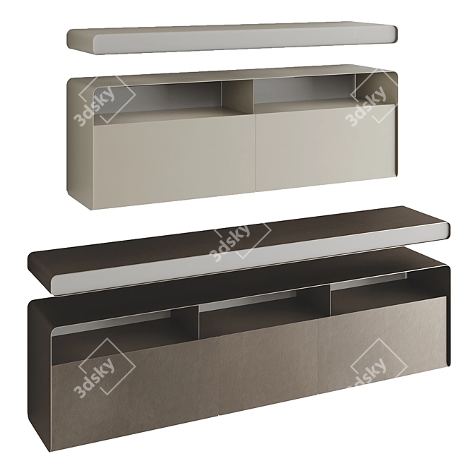 Modular Elegance: FLOU FOGLIO 2022 3D model image 12