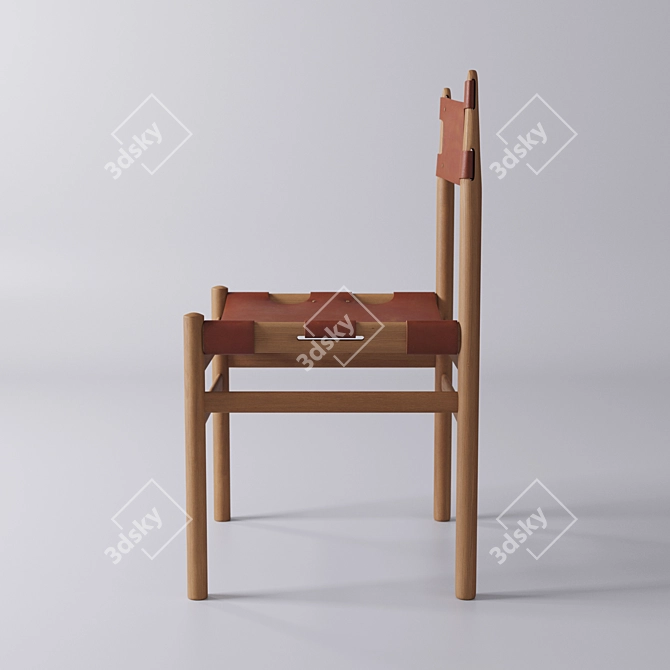 Cenzo Hunter: Luxury Dining Chair 3D model image 4