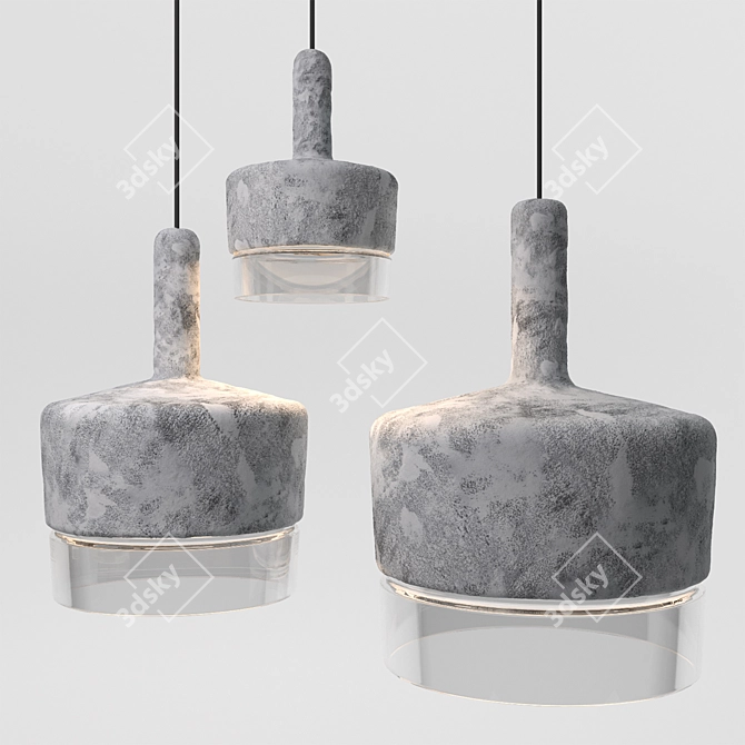 Acorn Pendant Lamp Collection 3D model image 3