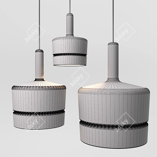 Acorn Pendant Lamp Collection 3D model image 5