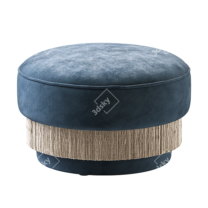 Elegant Ottoman Delight 3D model image 3