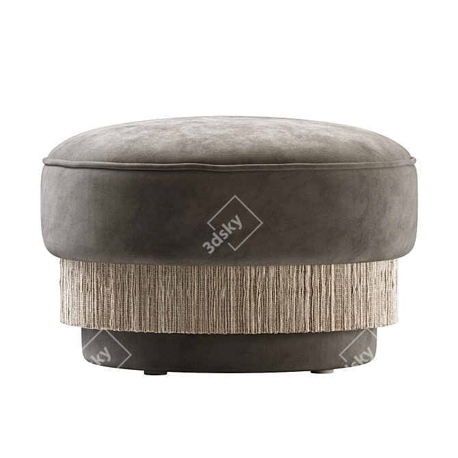 Elegant Ottoman Delight 3D model image 5