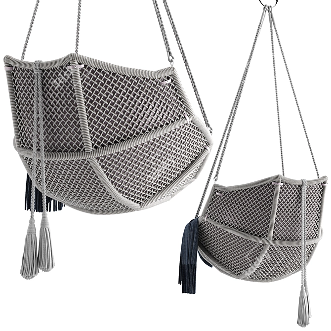 Elevate Your Space: NOZOMU Hanging Chair 3D model image 6