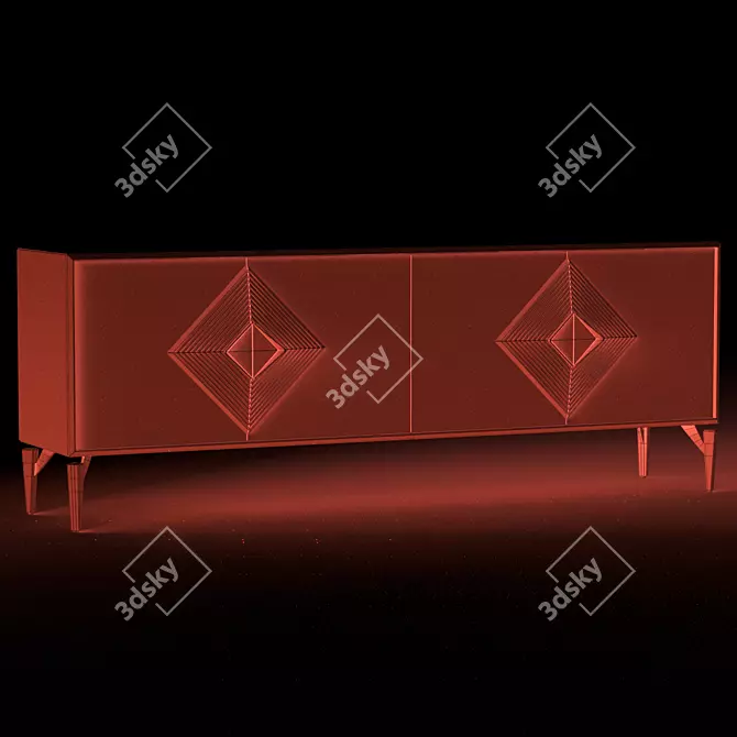 Valentin Console Table: Modern, Stylish Design 3D model image 13