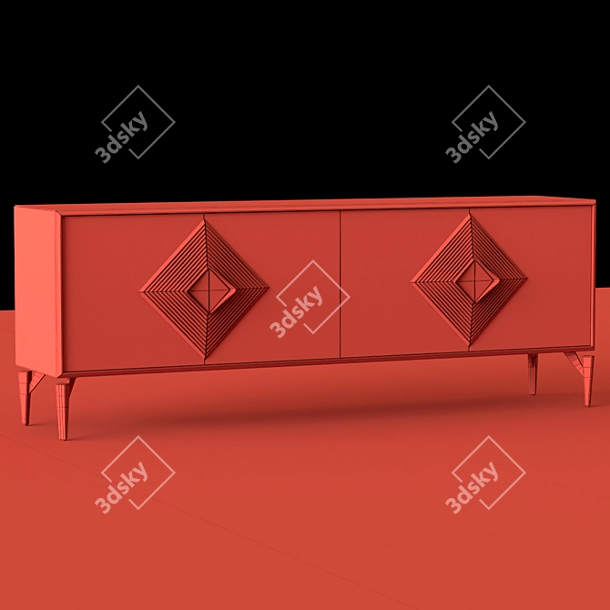 Valentin Console Table: Modern, Stylish Design 3D model image 14