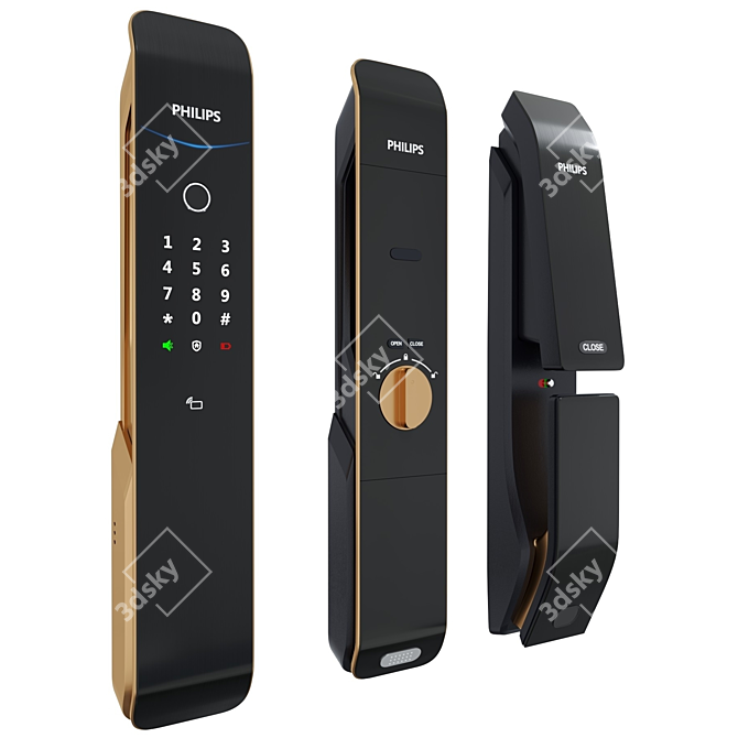 Smart Lock Philips Easy Key 9200 3D model image 4