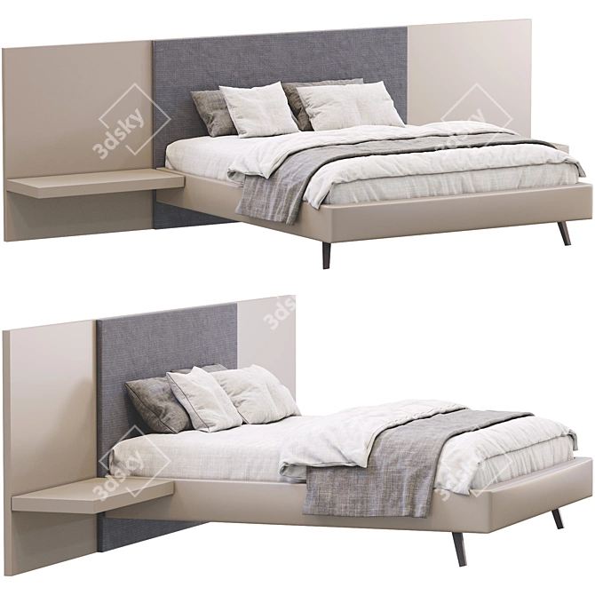 Jesse_Bed_Mylove - Elegant and Stylish Bed Design 3D model image 1