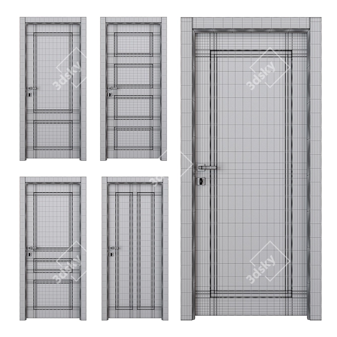 NEO CLASSIC Interior Doors (Holz) 3D model image 6