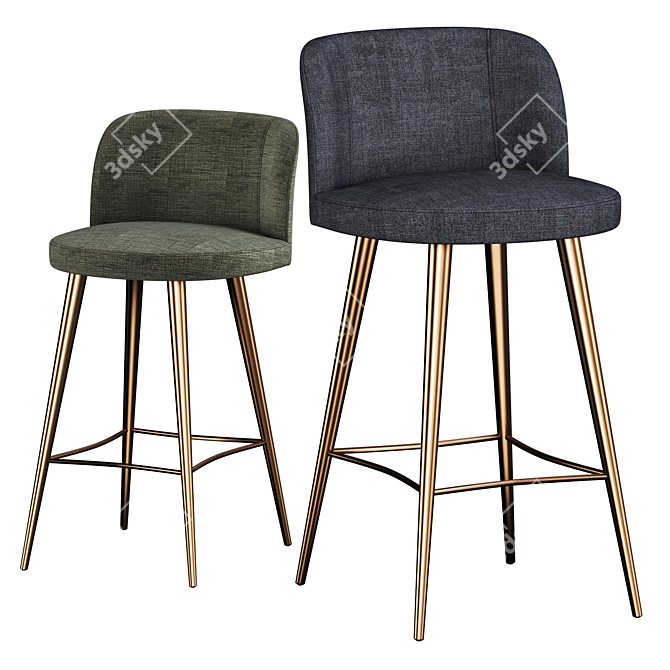 Futuristic Giovannetti JETSONS Chair 3D model image 1
