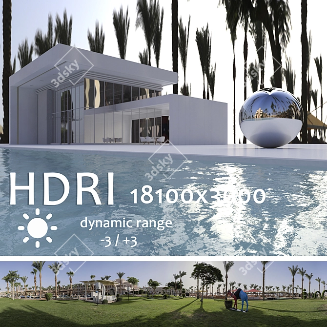 Egyptian Daytime HDRI 85 3D model image 1