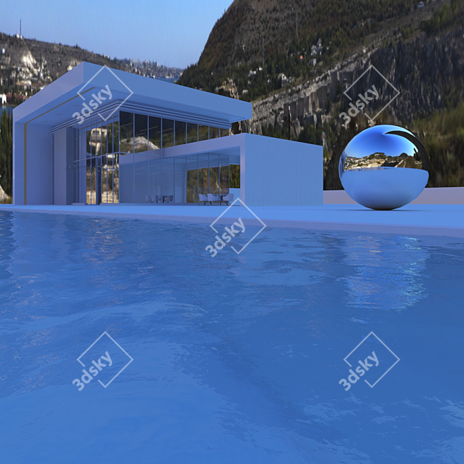 Title: HDRI 90: Daylight Illumination in Crimea 3D model image 3