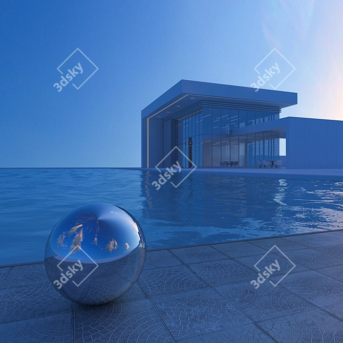 Drone-Captured HDRI Sphere 3D model image 4