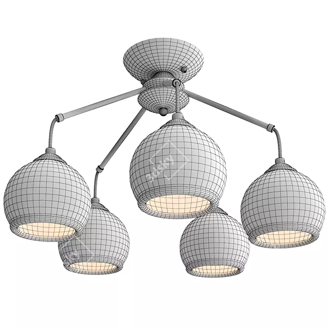 Allegra H107-5 | 55cm Diameter | 16,032 Polys | 16,540 Verts 3D model image 2