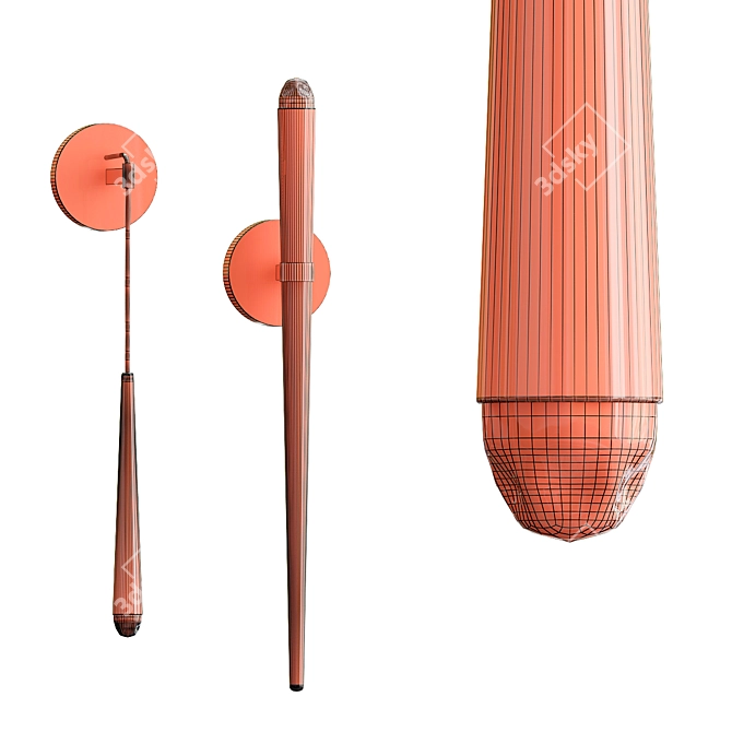 Elegant Stylus Lighting: Illuminate with Style! 3D model image 2