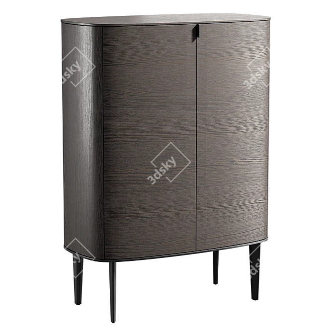 Elegant Symphony Sideboards 3D model image 2