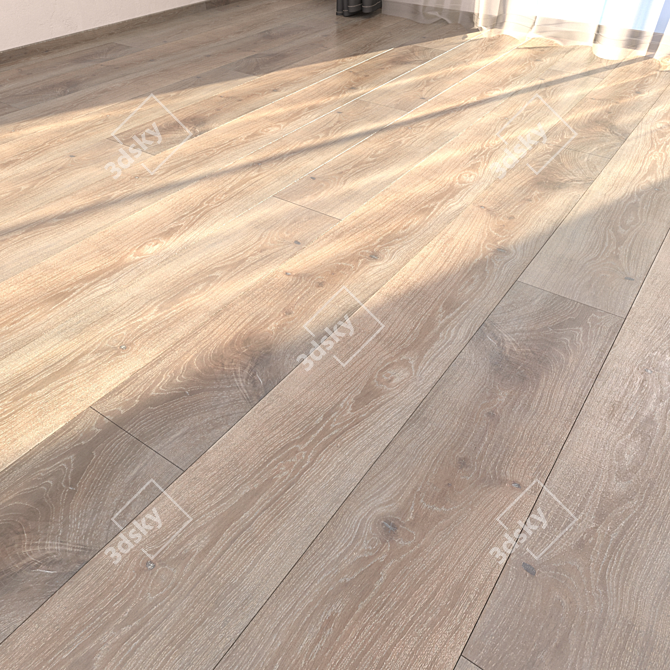 Bellini Parquet: High-Quality, Textured Flooring 3D model image 1