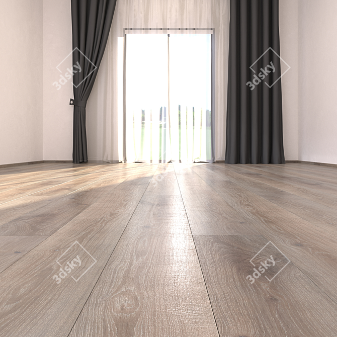 Bellini Parquet: High-Quality, Textured Flooring 3D model image 2