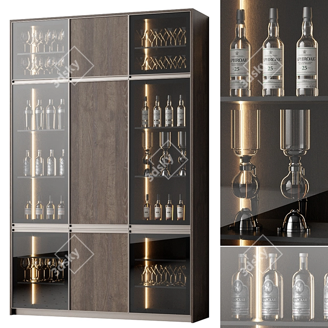 Spacious Storage Solution: Cupboard 3D model image 1