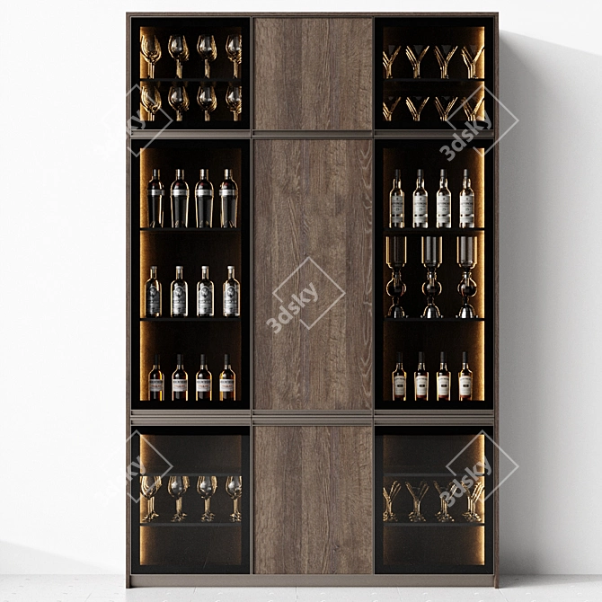Spacious Storage Solution: Cupboard 3D model image 2