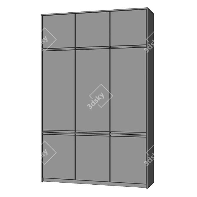 Spacious Storage Solution: Cupboard 3D model image 4