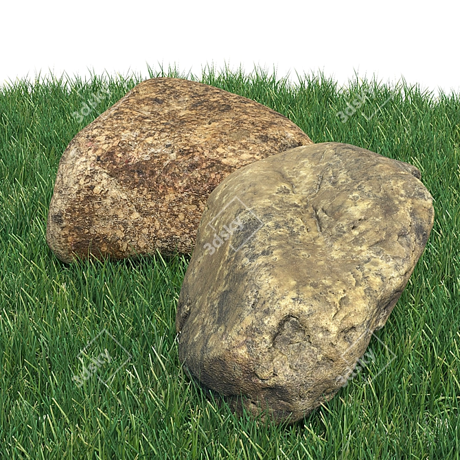 360° Scanned Stone Textures 3D model image 4