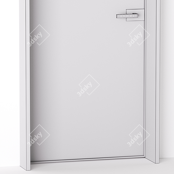 Elegant Albed Entre-Deux Wardrobe 3D model image 5