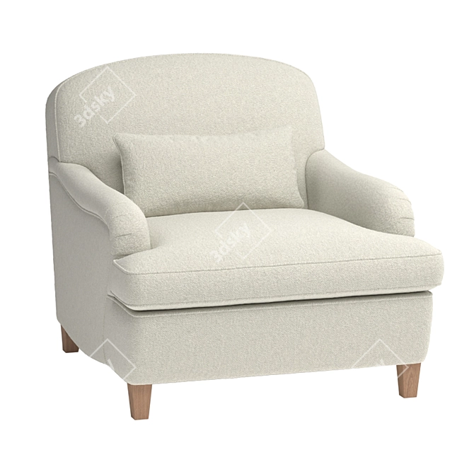 Elegant Tosconova Clayton Sofa 3D model image 2