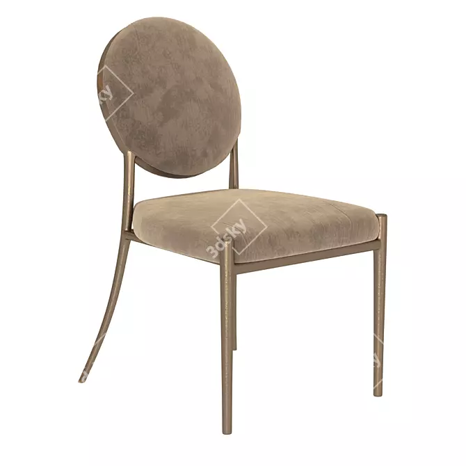 Elegant Remington Dining Set: Luxurious Design, Perfect Dimensions 3D model image 2