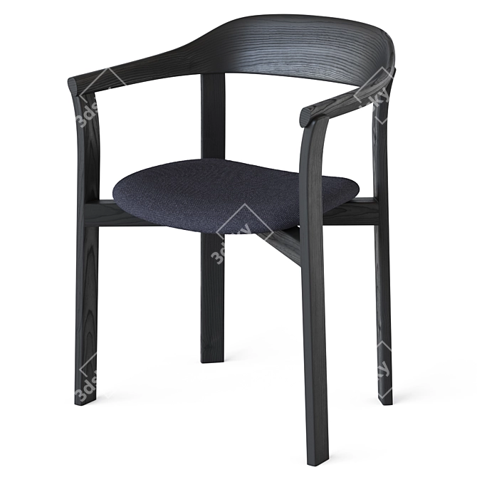 Sleek Holm Chair in Ariake Design 3D model image 6