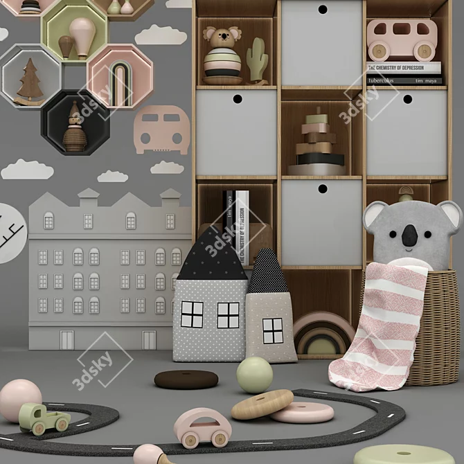 Ultimate Toy and Furniture Set 3D model image 4