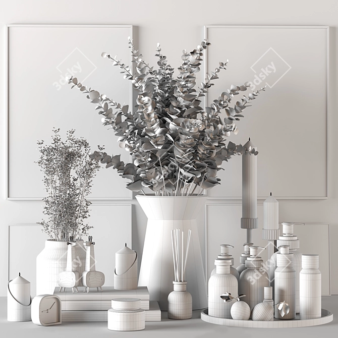 Autumn Vibes Decor Set 3D model image 4