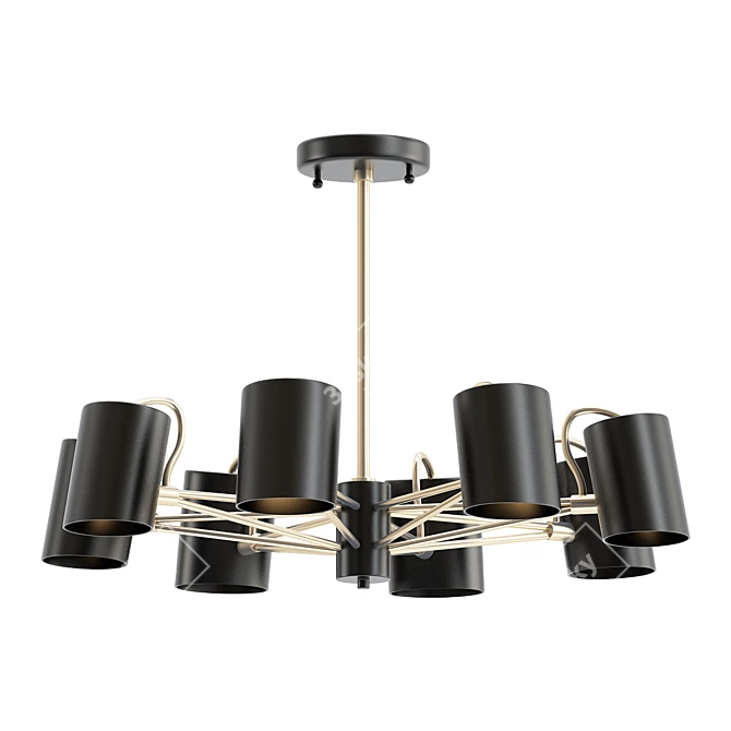 Favourite Comodo 8-Light Pendant 3D model image 1