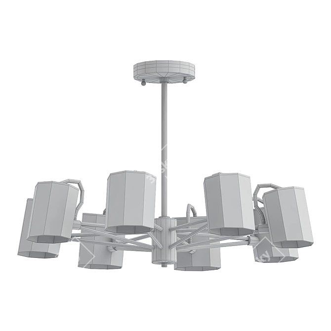 Favourite Comodo 8-Light Pendant 3D model image 2