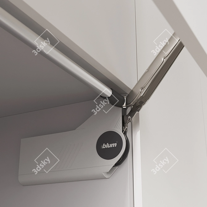 BLUM Aventos HL: Convenient Glass Bowl Access 3D model image 3