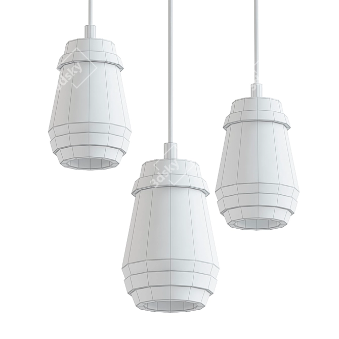 CASK Pendant Light - Sleek Modern Design 3D model image 2