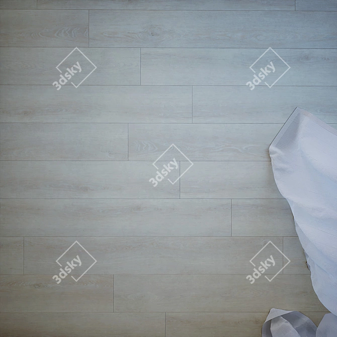 St. Moritz Oak Flooring: High-Quality Wood Textures & Tiled Design 3D model image 2