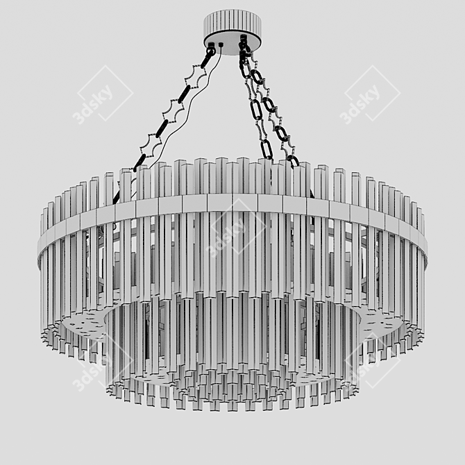 Riflessi 7200 S100 Pendant Chandelier 3D model image 4