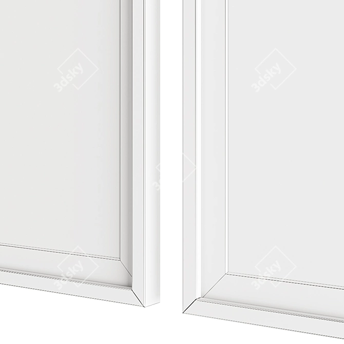 Minimalist Line Art Prints Set 3D model image 5