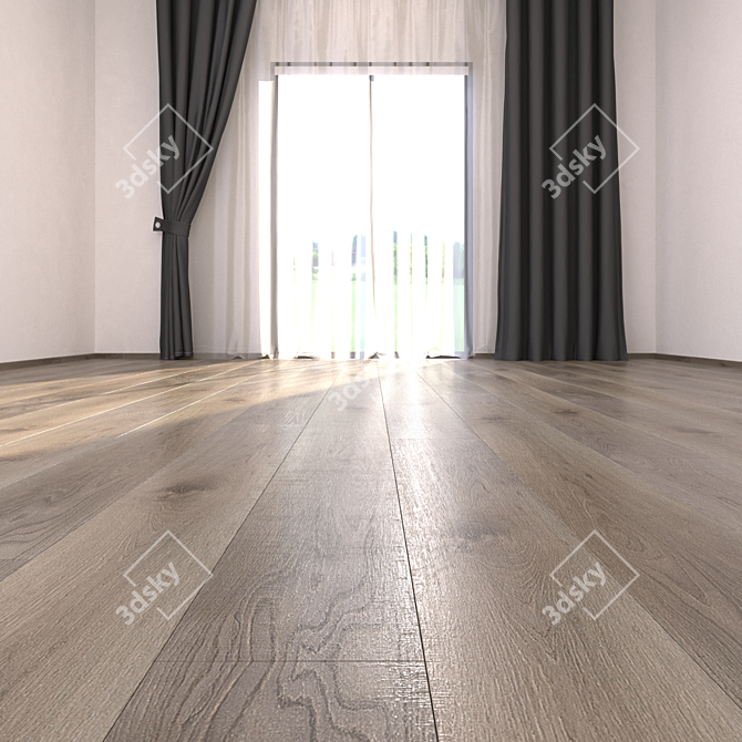 Camargue Parquet Floor: HD Textures, CORA Manufacturer 3D model image 2