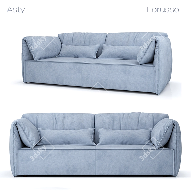 Title: Asti OM Comfort Sofa 3D model image 1