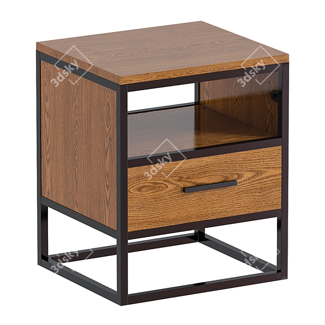 Elegant Murcia Nightstand 3D model image 1
